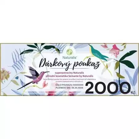 Darčekový voucher 2000 Kč