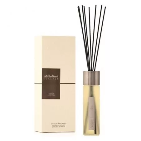 Skleněný difuzér Selected Cedr Millefiori Milano - 350 ml
