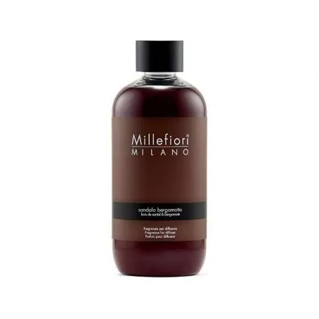 Náhradní náplň do aroma difuzéru Natural Santal a bergamot Millefiori Milano - 250 ml