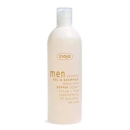 Sprchový gel a šampon Mountain Pepper Men (Gel & Shampoo) Ziaja - 400 ml