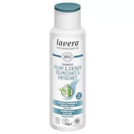 Šampon pro objem a posílení vlasů Volume & Strength (Shampoo) Lavera - 250 ml