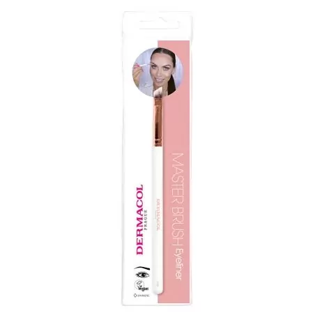 Kosmetický štětec na obočí a linky Rose Gold D84 Dermacol