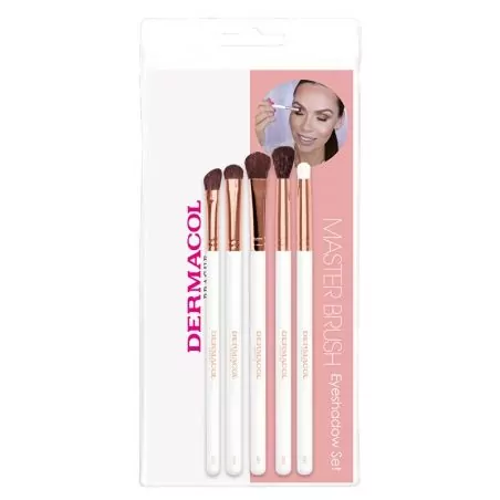 Sada kosmetických štětců Rose Gold D73, D74, D81, D82, D83 Dermacol