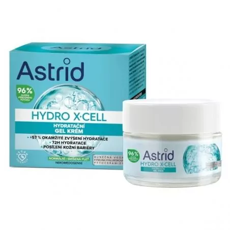 Hydratační gel krém pro normální až smíšenou pleť Hydro X-Cell Astrid - 50 ml