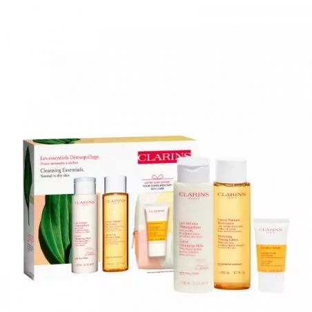 Sada na čištění pleti pro normální a suchou pleť Cleansing Essentials Clarins