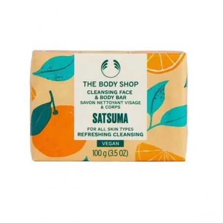 Tuhé mýdlo na obličej a tělo Satsuma (Cleansing Face & Body Bar) The Body Shop - 100 g