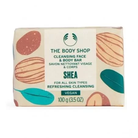 Tuhé mýdlo na obličej a tělo Shea (Cleansing Face & Body Bar) The Body Shop - 100 g