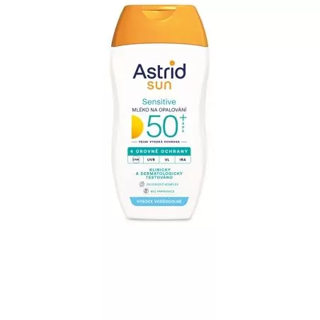 Mléko na opalování Sensitive SPF 50+ Sun Astrid - 150 ml