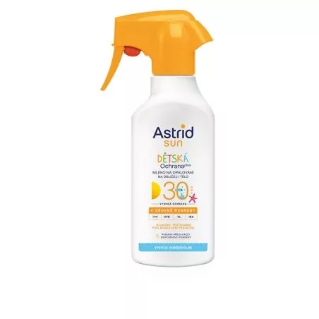 Dětské mléko ve spreji na opalování SPF 30 Sun Astrid - 200 ml