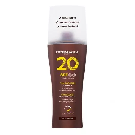 Ochranné mléko pro urychlení opálení SPF 20 (Tan Booster) Dermacol - 200 ml