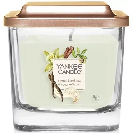 Aromatická svíčka malá hranatá Sweet Frosting Yankee Candle - 96 g