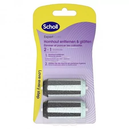 Náhradní hlavice do elektrického pilníku Velvet Smooth Expert Care 2in1 File & Smooth Scholl - 2 ks