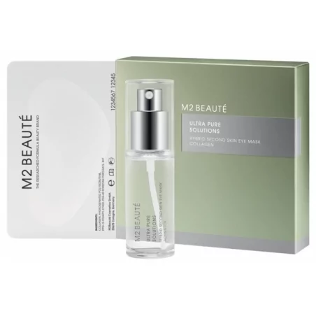 Kolagenová maska na oční okolí Ultra Pure Solutions Hybrid Second Skin (Collagen Eye Mask) 30 ml x M2 Beauté - 7 ks