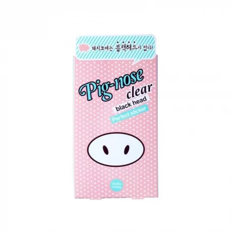 Čisticí náplasti na nos proti černým tečkám Pignose (Clear Black Head Perfect Sticker) Holika Holika - 10 ks