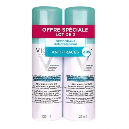 Sada antiperspirantů s 48hodinovým účinkem Vichy - 2 x 125 ml