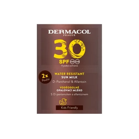 Voděodolné mléko na opalování SPF 30 (Water Resistant Sun Milk) Dermacol - 2 x 15 ml