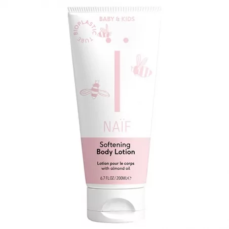 Zjemňující tělové mléko pro děti a miminka Baby & Kids (Softening Body Lotion) NAÏF - 200 ml