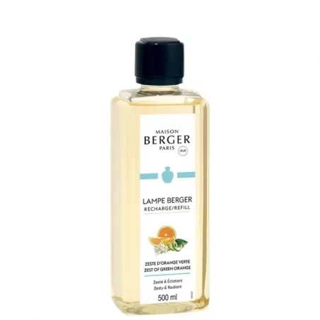 Náplň do katalytické lampy Kůra zeleného pomeranče Zest of Green Orange (Lampe Recharge/Refill) Maison Berger Paris - 500 ml