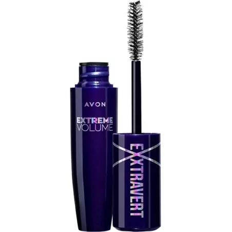 Objemová řasenka Exxtravert Extra Volume Avon / Odstín: Brown Black - 9,5 ml