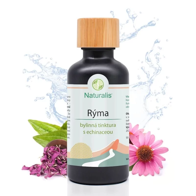 Rýma: bylinná tinktura s echinaceou Naturalis - 50 ml Rýma: bylinná tinktura s echinaceou Naturalis - 50 ml