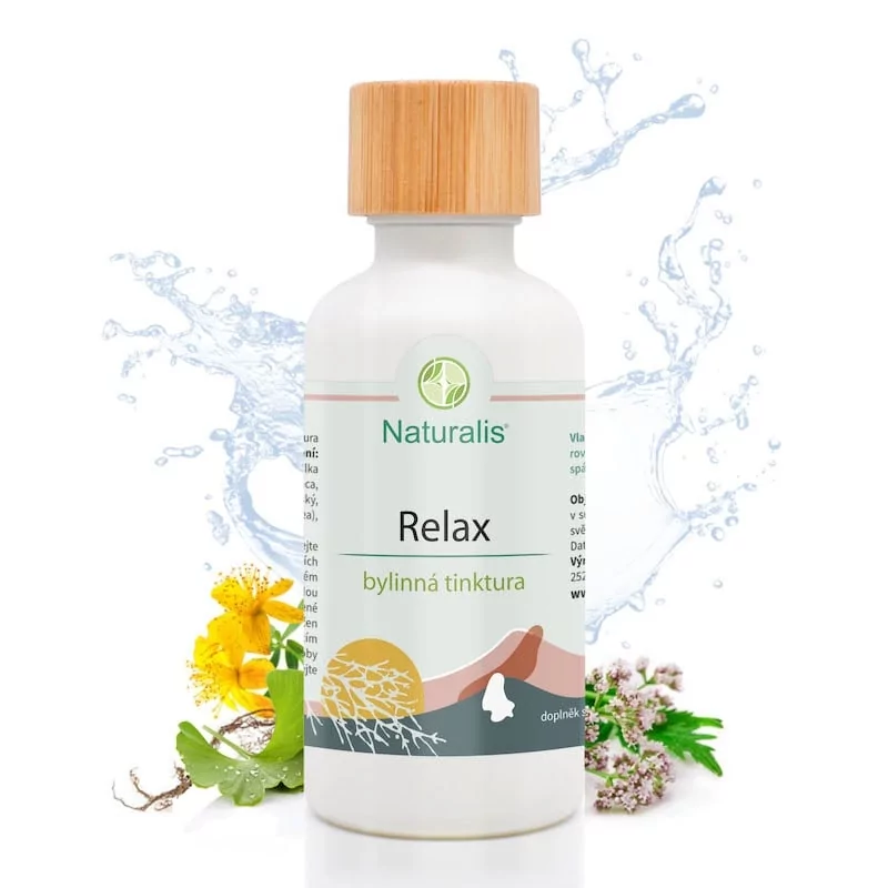 Relax: bylinná tinktura Naturalis - 50 ml Relax: bylinná tinktura Naturalis - 50 ml