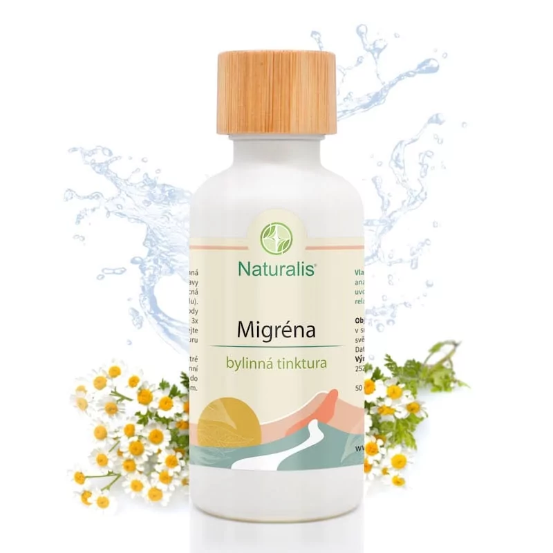 Migréna: bylinná tinktura Naturalis - 50 ml Migréna: bylinná tinktura Naturalis - 50 ml