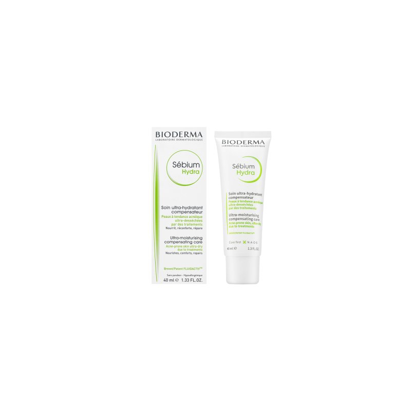Sébium Hydra Ultra-moisturising Compensating Care hydratační krém pro všechny typy pleti Bioderma - 40 ml Sébium Hydra Ultra-moisturising Compensating Care hydratační krém pro všechny typy pleti Bioderma - 40 ml