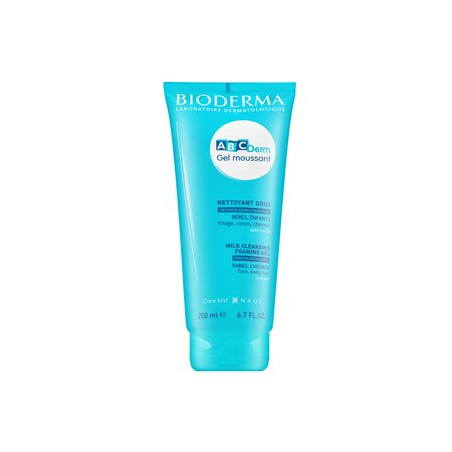 ABCDerm Gel Moussant Mild Cleansing Foaming Gel vyživující čisticí gel pro děti Bioderma - 200 ml