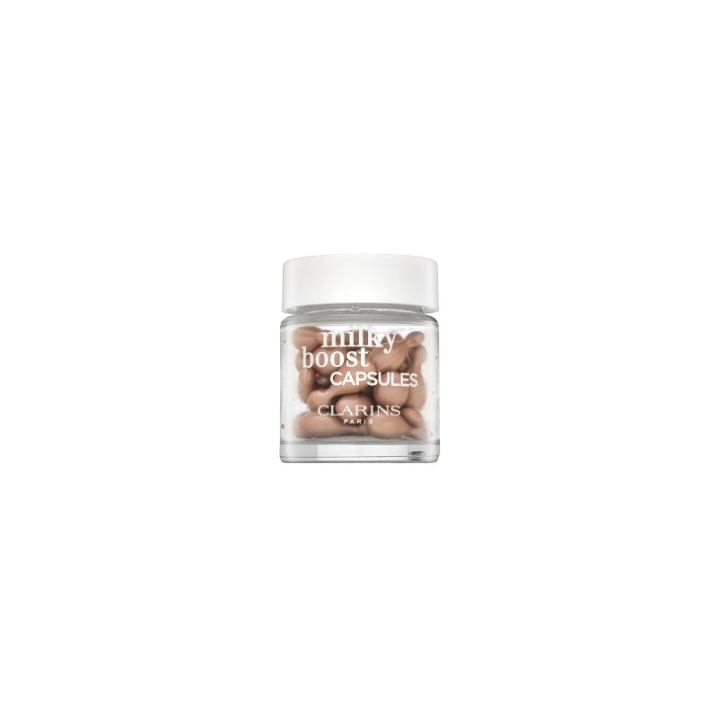 Milky Boost Capsules tekutý make-up pro sjednocenou a rozjasněnou pleť 03 30 x Clarins - 0,2 ml Milky Boost Capsules tekutý make-up pro sjednocenou a rozjasněnou pleť 03 30 x Clarins - 0,2 ml
