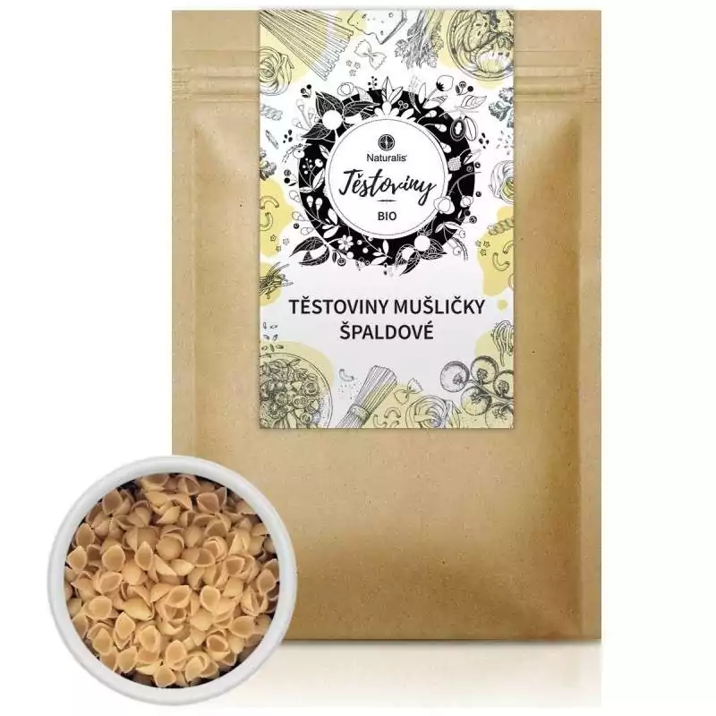 Těstoviny mušličky špaldové Naturalis BIO - 400 g Těstoviny mušličky špaldové Naturalis BIO - 400 g