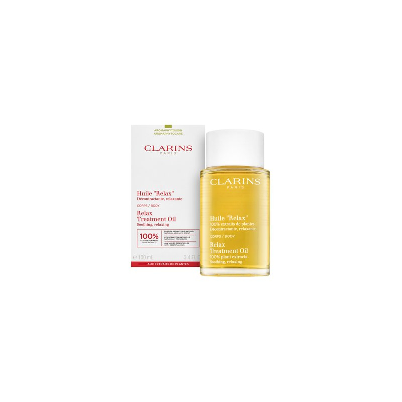 Relax Treatment Oil tělový olej pro sjednocenou a rozjasněnou pleť Clarins - 100 ml Relax Treatment Oil tělový olej pro sjednocenou a rozjasněnou pleť Clarins - 100 ml