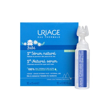 Bébé zklidňující emulze 1st Natural Serum Uriage - 15 x 5 ml