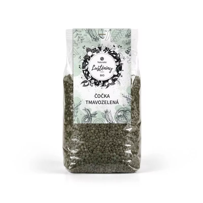 Čočka tmavozelená Naturalis BIO - 500 g Čočka tmavozelená Naturalis BIO - 500 g