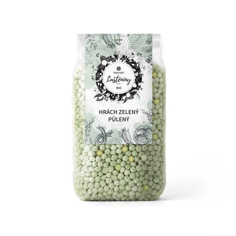 Hrách zelený půlený Naturalis BIO - 500 g Hrách zelený půlený Naturalis BIO - 500 g