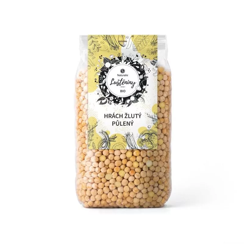 Hrách žlutý půlený Naturalis BIO - 500 g Hrách žlutý půlený Naturalis BIO - 500 g