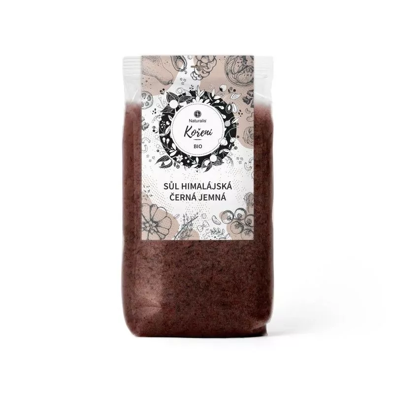 Sůl himálajská černá jemná Naturalis - 250 g Sůl himálajská černá jemná Naturalis - 250 g
