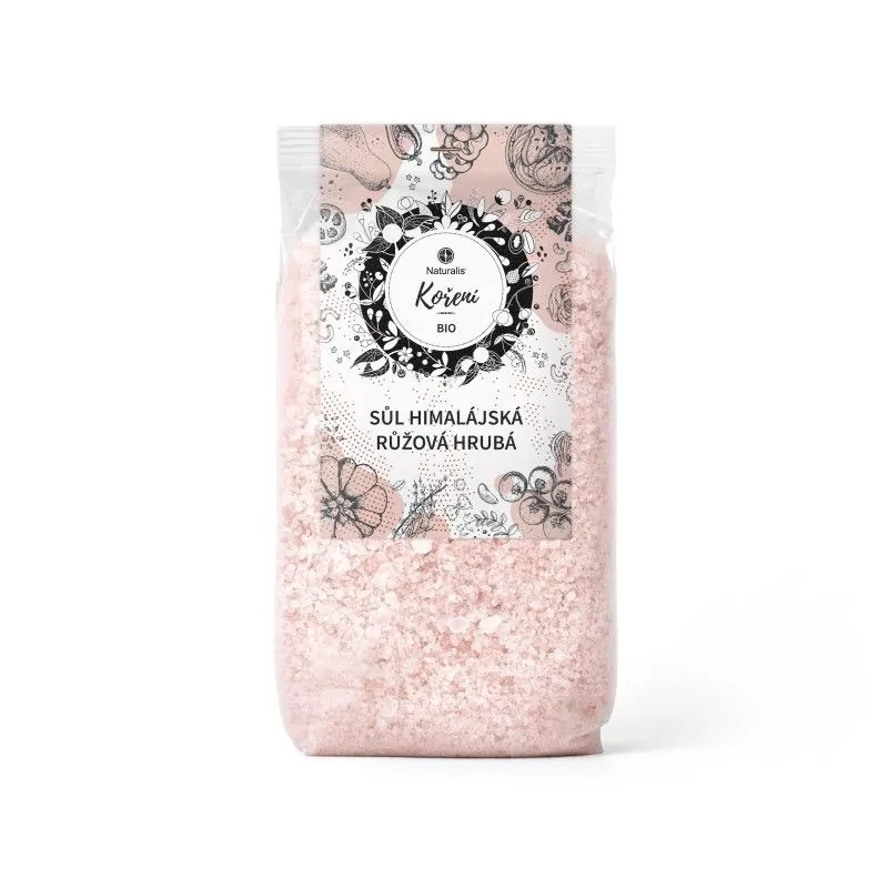 Sůl himálajská růžová hrubá Naturalis - 500 g Sůl himálajská růžová hrubá Naturalis - 500 g