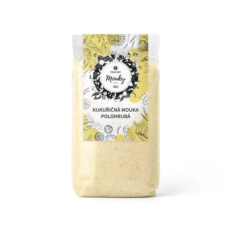 Kukuřičná mouka polohrubá Naturalis BIO - 400 g Kukuřičná mouka polohrubá Naturalis BIO - 400 g