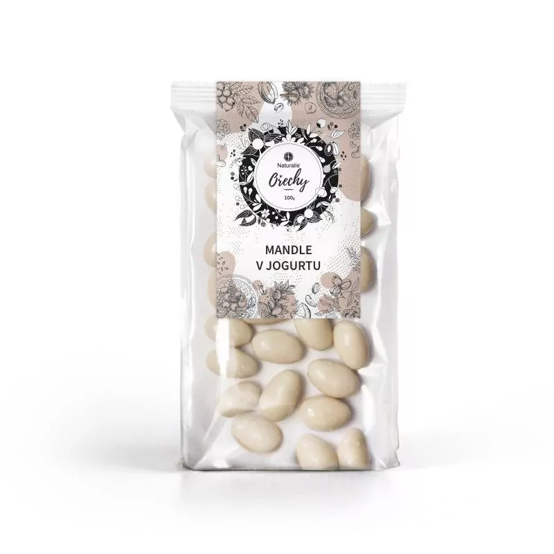 Mandle v jogurtu Naturalis -100 g Mandle v jogurtu Naturalis -100 g