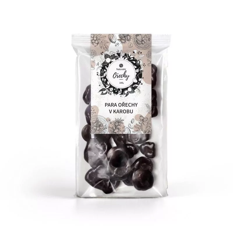 Para ořechy v karobu Naturalis - 100 g Para ořechy v karobu Naturalis - 100 g