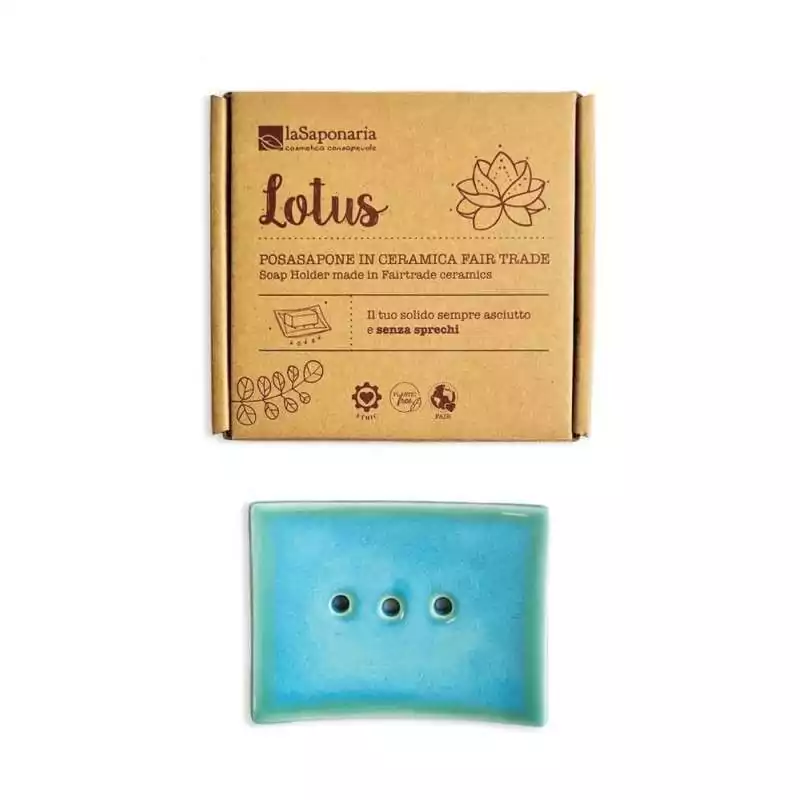 Keramická miska pod mýdlo Lotus laSaponaria Keramická miska pod mýdlo Lotus laSaponaria