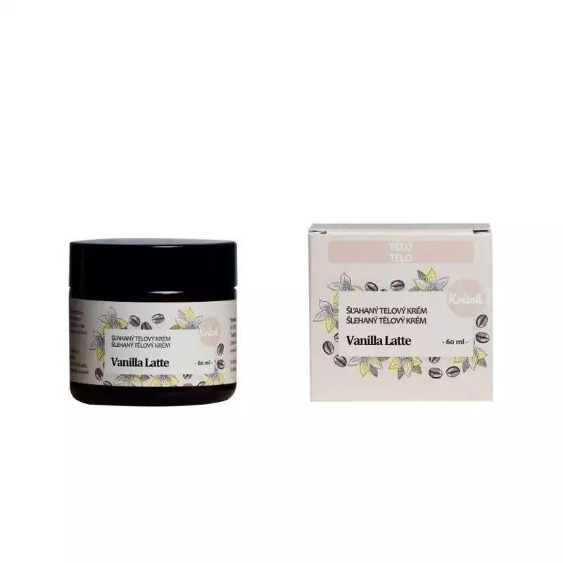 Šlehaný tělový krém (Vanilla Latté) Kvitok - 60 ml Šlehaný tělový krém (Vanilla Latté) Kvitok - 60 ml