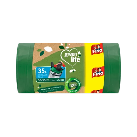 Pytle na odpadky Green Life Easy pack 25 μm 35 litrů Fino - 22 ks